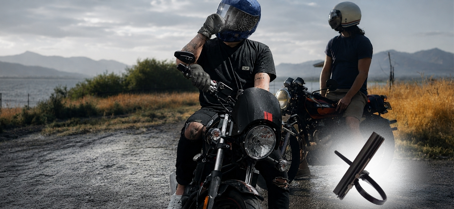 Motards sur la route